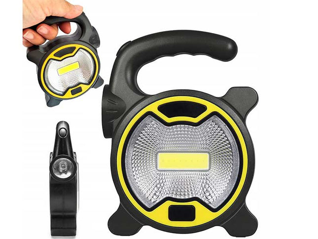 Lampa camping cu functie de lanterna led COB