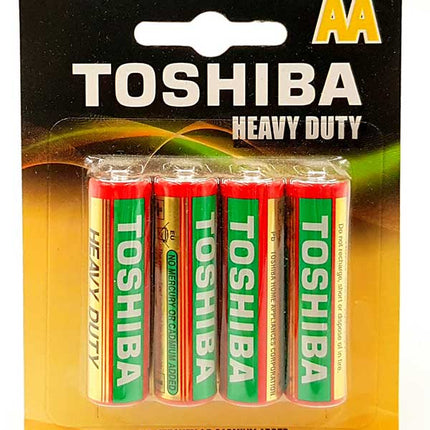 Set 4 baterii nealcaline R6 Toshiba blister