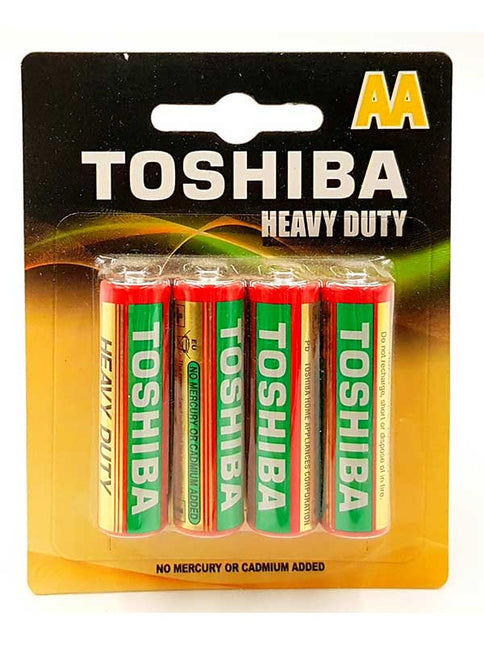Set 4 baterii nealcaline R6 Toshiba blister