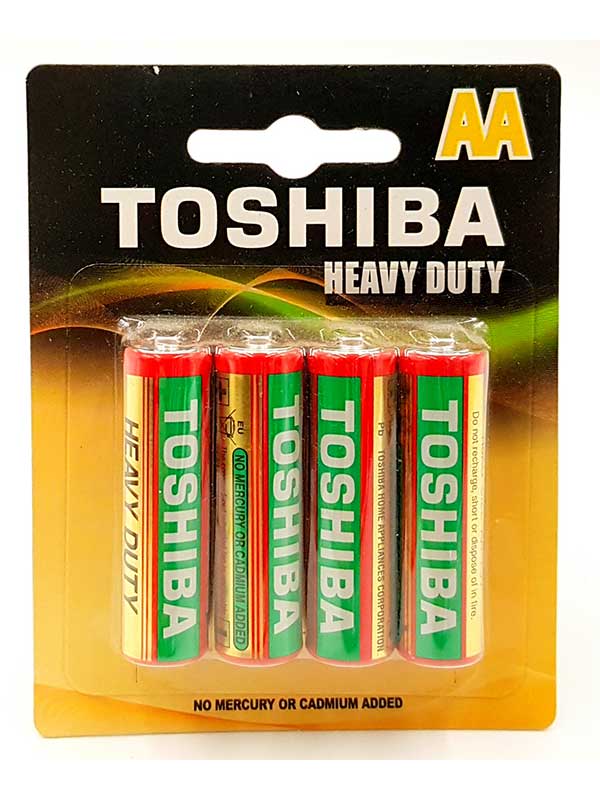 Set 4 baterii nealcaline R6 Toshiba blister