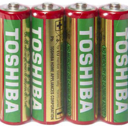 Set 4 baterii R6 nealcaline Toshiba shrink