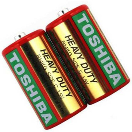 Set 2 baterii R14 nealcaline Toshiba shrink