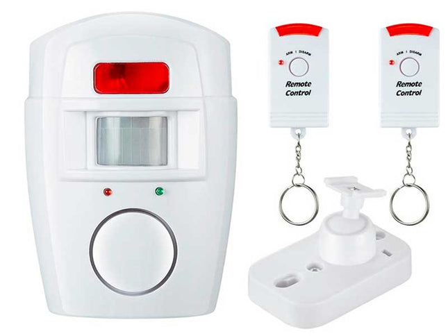 Alarma senzor miscare cu 2 telecomenzi