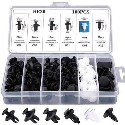 Set clipsuri auto 100 buc