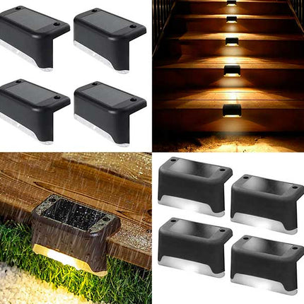 Set 4 lampi solare pentru scari