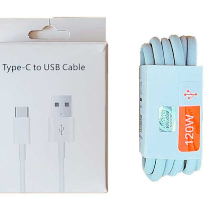 Cablu USB la tip C 6A 120W