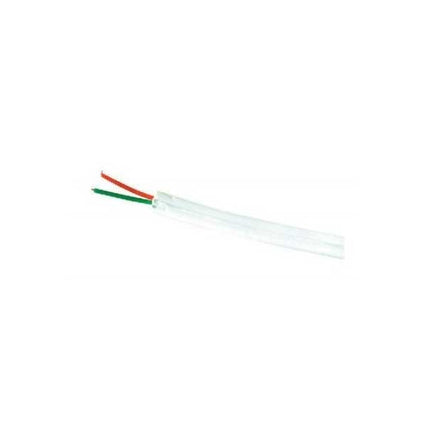Cablu telefon 2 fire alb 100m