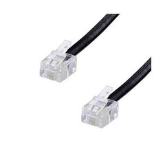 Cablu telefon cu mufe 10m negru