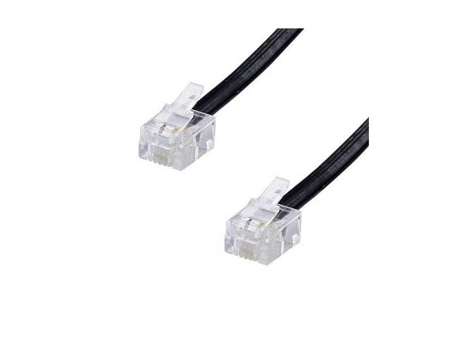 Cablu telefon cu mufe 5m negru