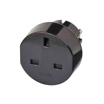 Adaptor UK/RO negru HQ