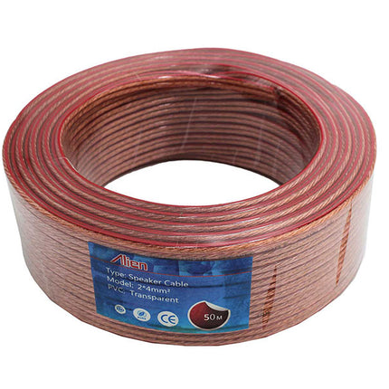 Cablu difuzor transp 2x4mm rola 50m