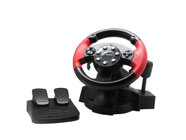 Volan cu pedale+maneta vibratii PS2/PS3