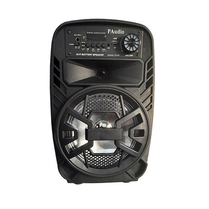 Incinta activa 8inch ABS USB/SD/FM/BT/ACCU PAudio
