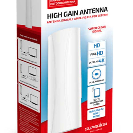 Antena DVB-T digitala de exterior Superior