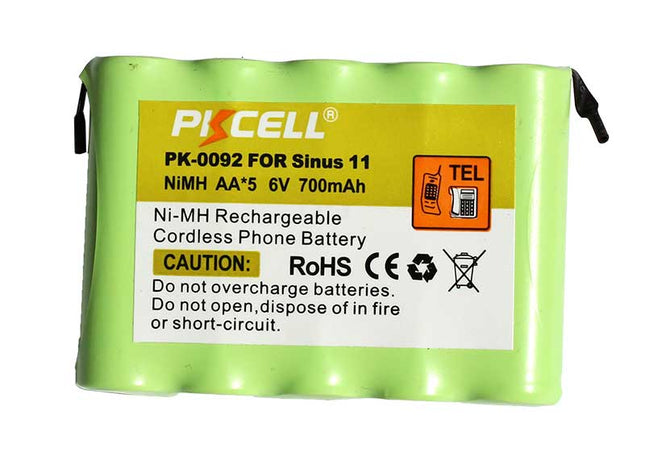 Grup de 5 acu R6 6V 700ma PKCELL