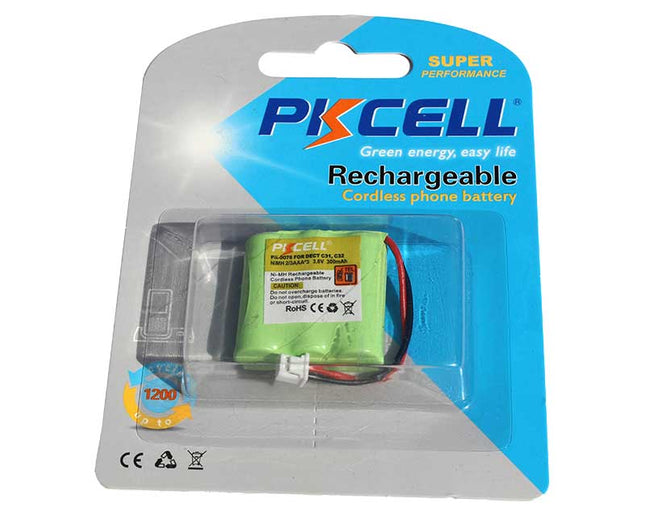 Grup de 3 acu 1/2xR3 3,6V 300ma PKCELL