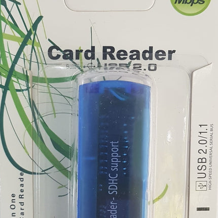 Port hub pentru MicroSD albastru, TED