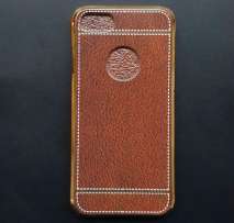 Carcasa TPU Iphone7 imitatie piele orange
