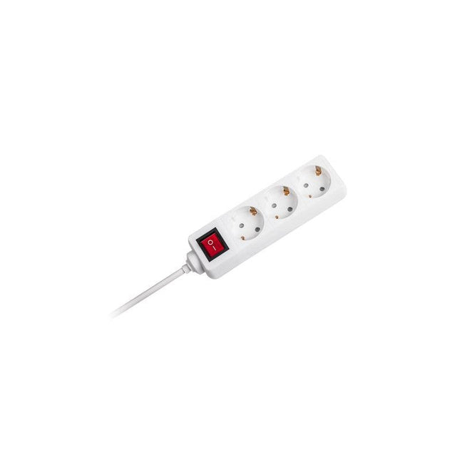 Prelungitor electric intrerupator 3 prize cablu 3X1mm 5m - Aparataj electric