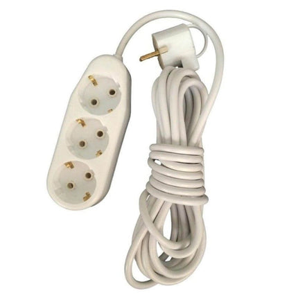 Prelungitor ceramic 3 prize 1.5m, cablu 1.5m 3X1mm