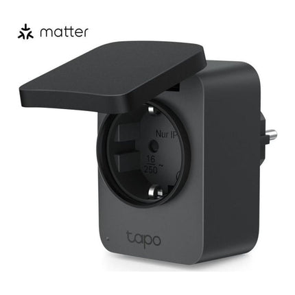 Priza inteligenta de exterior TP-Link Tapo P410M, IP54, 16 A / 3680 W, Matter - imagine 2