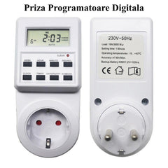 Priza programabila digitala pentru alimentare