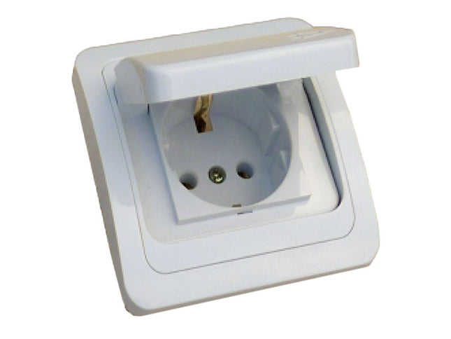 Priza ST cu capac IP22