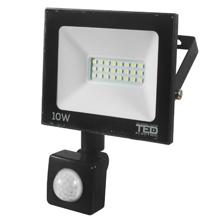 Proiector LED cu senzor 10W 6400K 800lm, TED