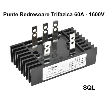 Punte redresoare trifazata 40A, 60A, 100A 40A 60A 1600V