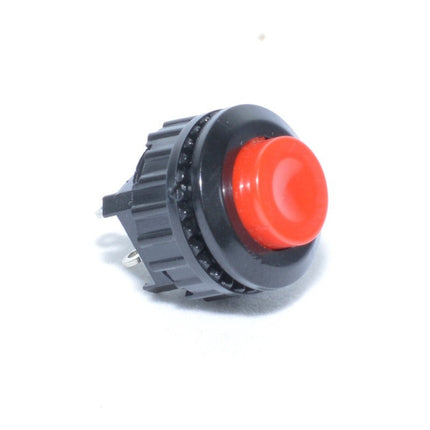 Buton mini rosu push prin apasare