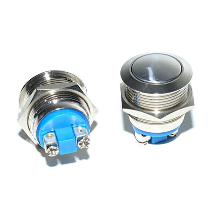 Buton metalic prin apasare fara retinere 16mm 220V