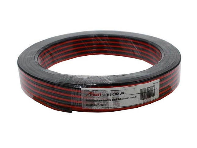 Cablu difuzor r/n 2x0,75mm 25M
