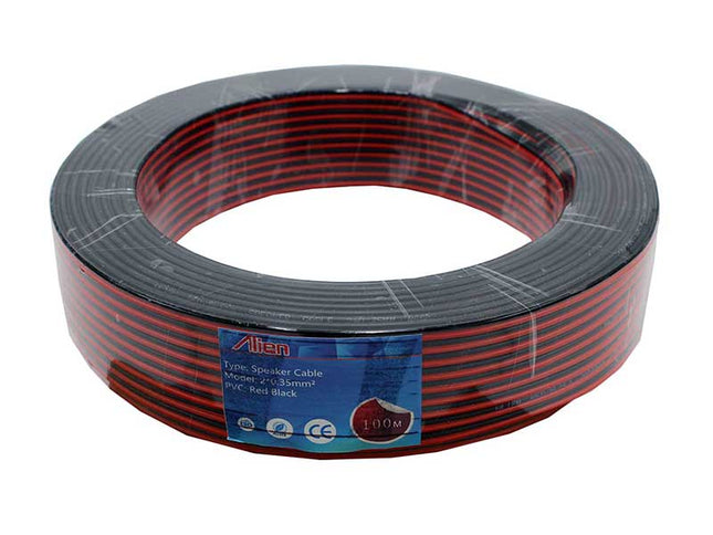 Cablu difuzor r/n 2x0,35mm rola 100m
