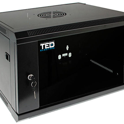 Rack 6U cu geam 600 x 600 mm wall mount Ted Electric