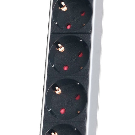 Rack bara alimentare (PDU) 19" 8 prize schuko, alimentare schuko 16A Ted Electric