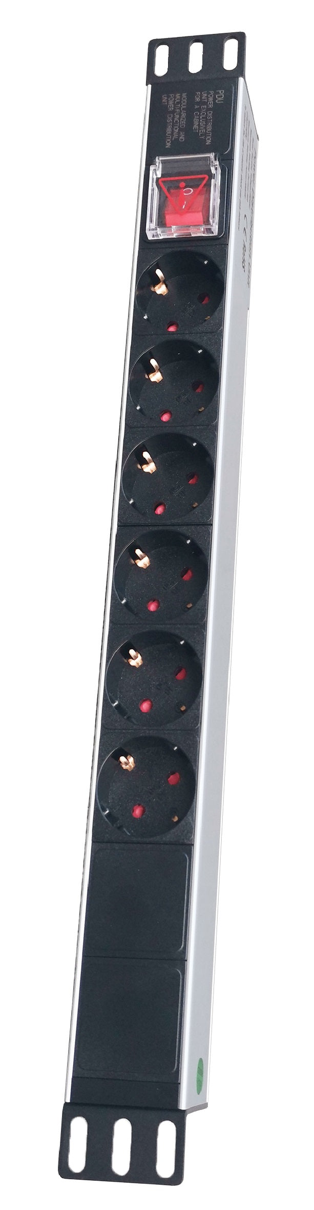 Rack bara alimentare (PDU) 19" 8 prize schuko, alimentare schuko 16A Ted Electric