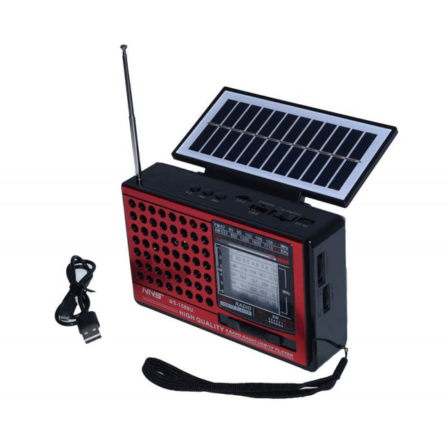 Radio solar lanterna , USB slot - Iluminat LED