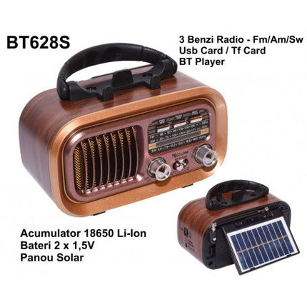 Radio retro solar/ wireless 1