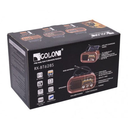 Radio retro solar/ wireless 1