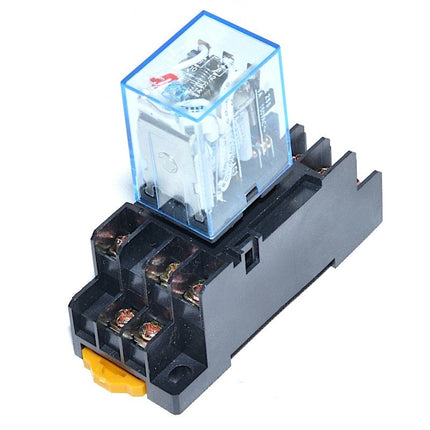 Releu electromagnetic 12V AC 11P soclu