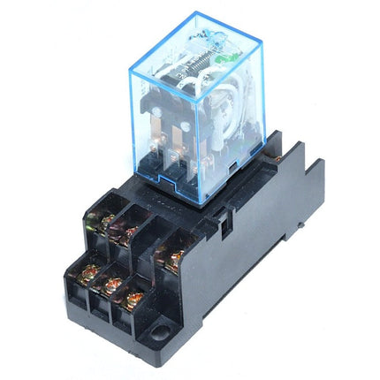 Releu electromagnetic 220V AC 11P soclu