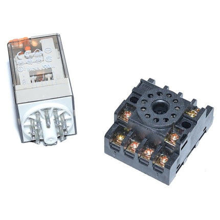 Releu industrial soclu 24V AC 11P