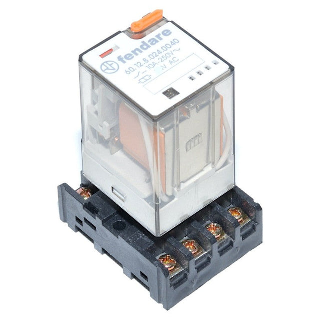 Releu industrial soclu 24V AC 8P