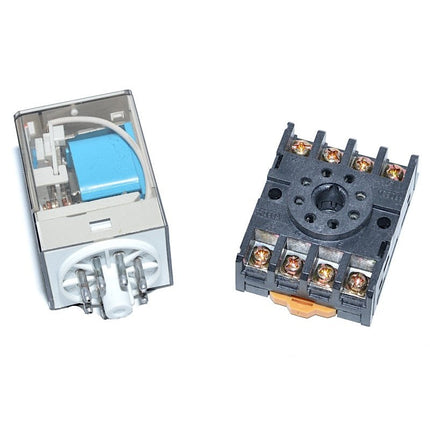 Releu industrial soclu 24V DC 8P