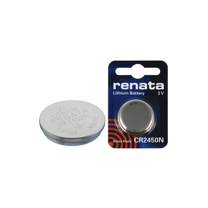 Baterie Litiu 3V CR2450N 540mAh cu Guler, Dimensiuni 24 x 5 mm Renata Blister 1