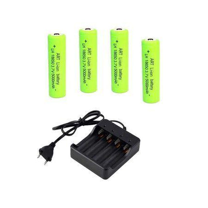 Incarcator 4 acumulatori Li-Ion 18650 5000 5000mAh