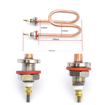 Rezistenta cupru tip sanie 2000W