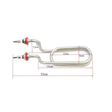 Rezistenta tip L indoita nichelata 1500w
