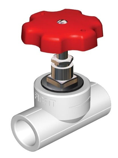 Robinet trecere cu rozeta pentru PPR de 32mm