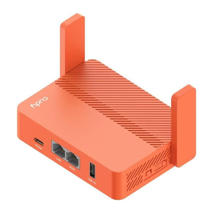 Router portabil Cudy TR1200, AC1200 Gigabit Dual-Band, USB, VPN, 4 antene - imagine 2